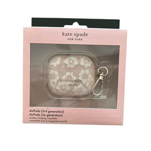 Kate Spade hollyhock new in box gen 3 AirPod case